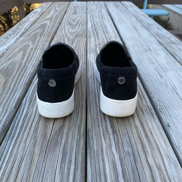 Black Steve Madden Slip On Sneakers - Picture 2 of 4